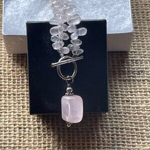 Silpada Rose Quartz Necklace